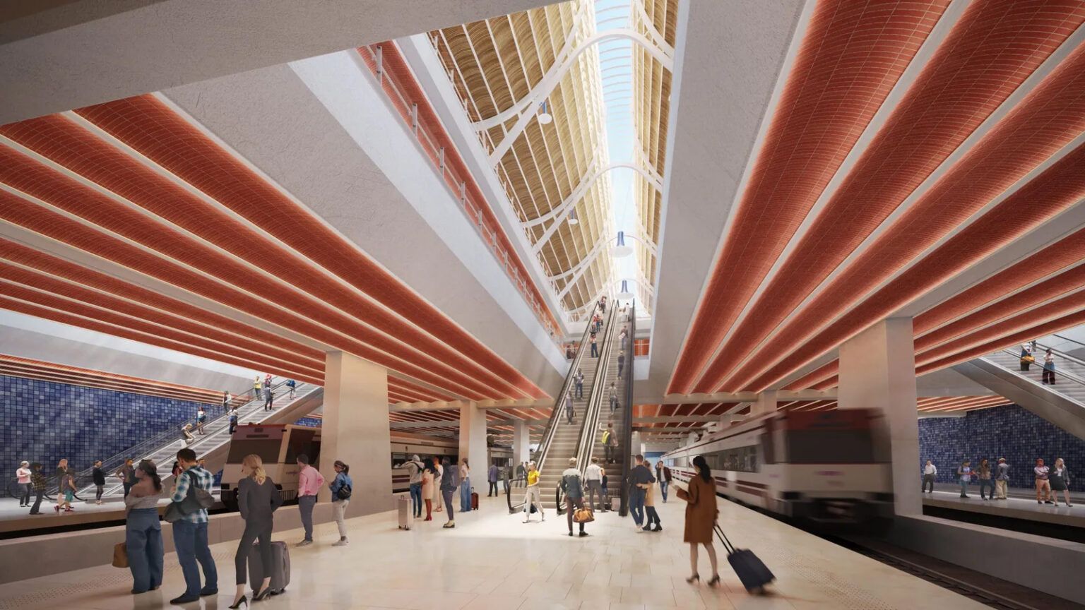 Estació Central. Render Sener Group