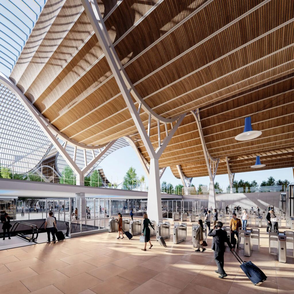 Estació Central. Render Sener Group