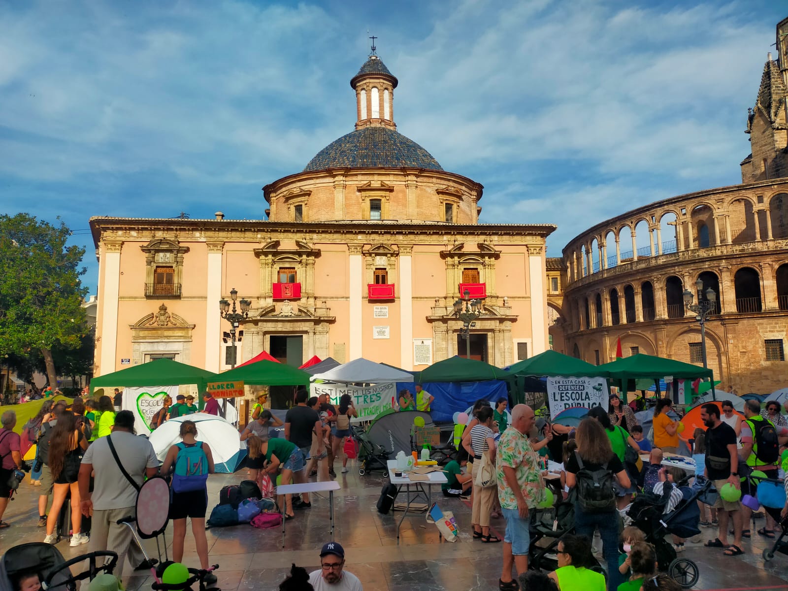Acampada de professors