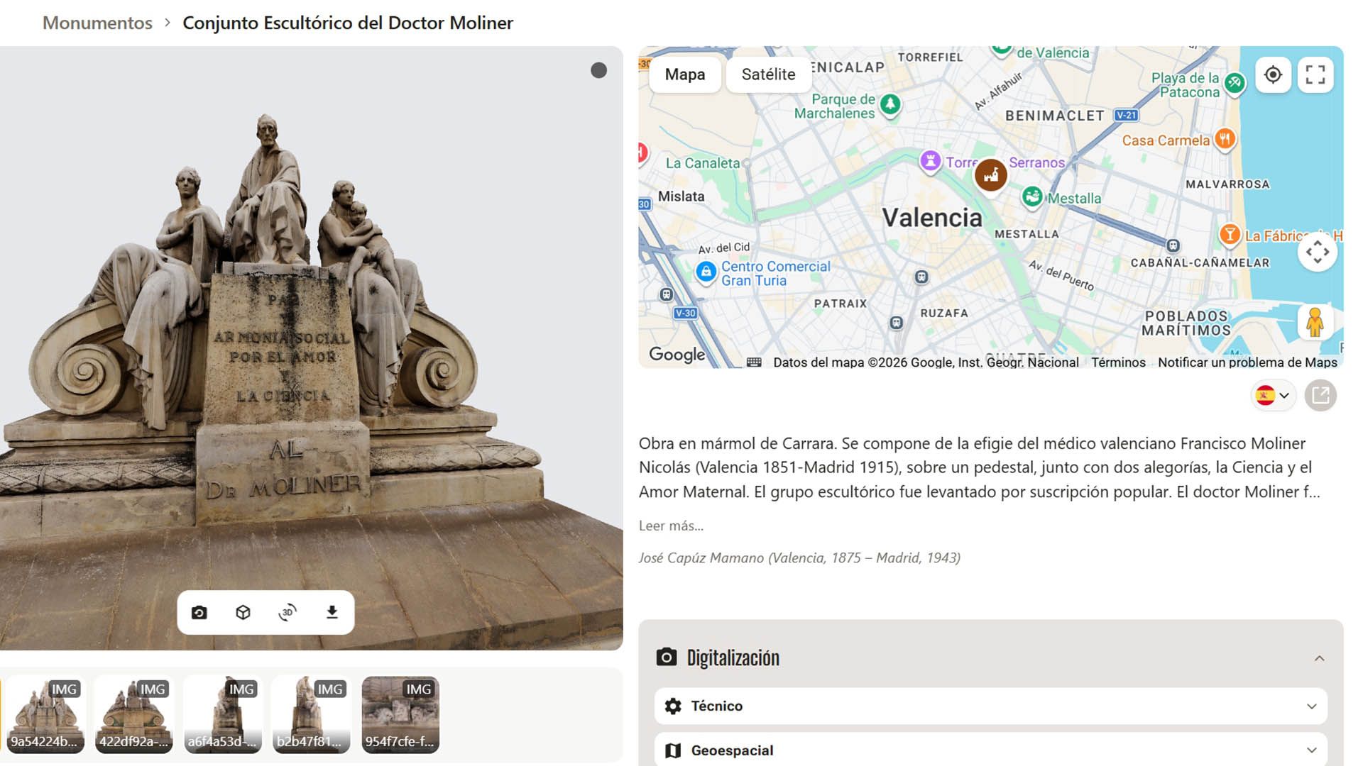 App monuments de València App monuments de València