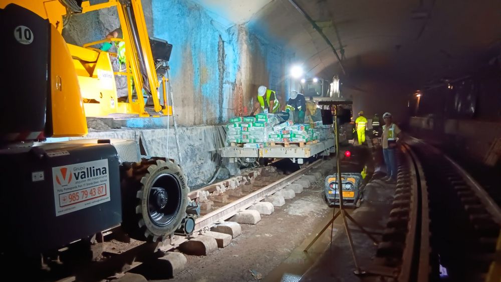 Obres túnel Metrovalencia