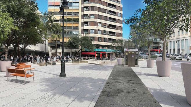 Simulación calle Colón Simulación calle Colón