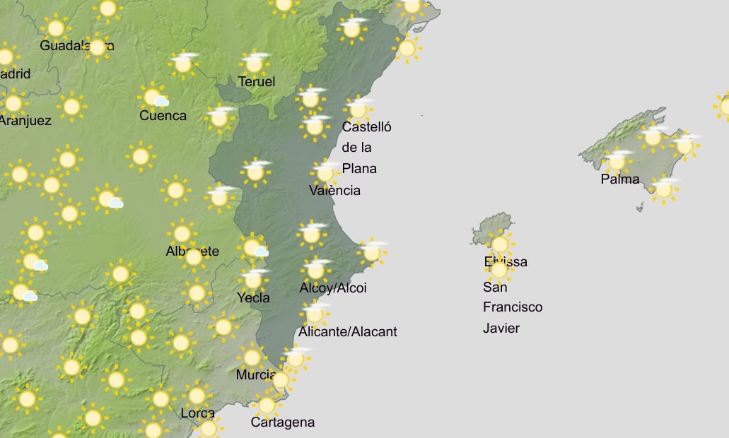 Previsió del temps en la Comunitat Valenciana - AEMET Previsió del temps en la Comunitat Valenciana - AEMET