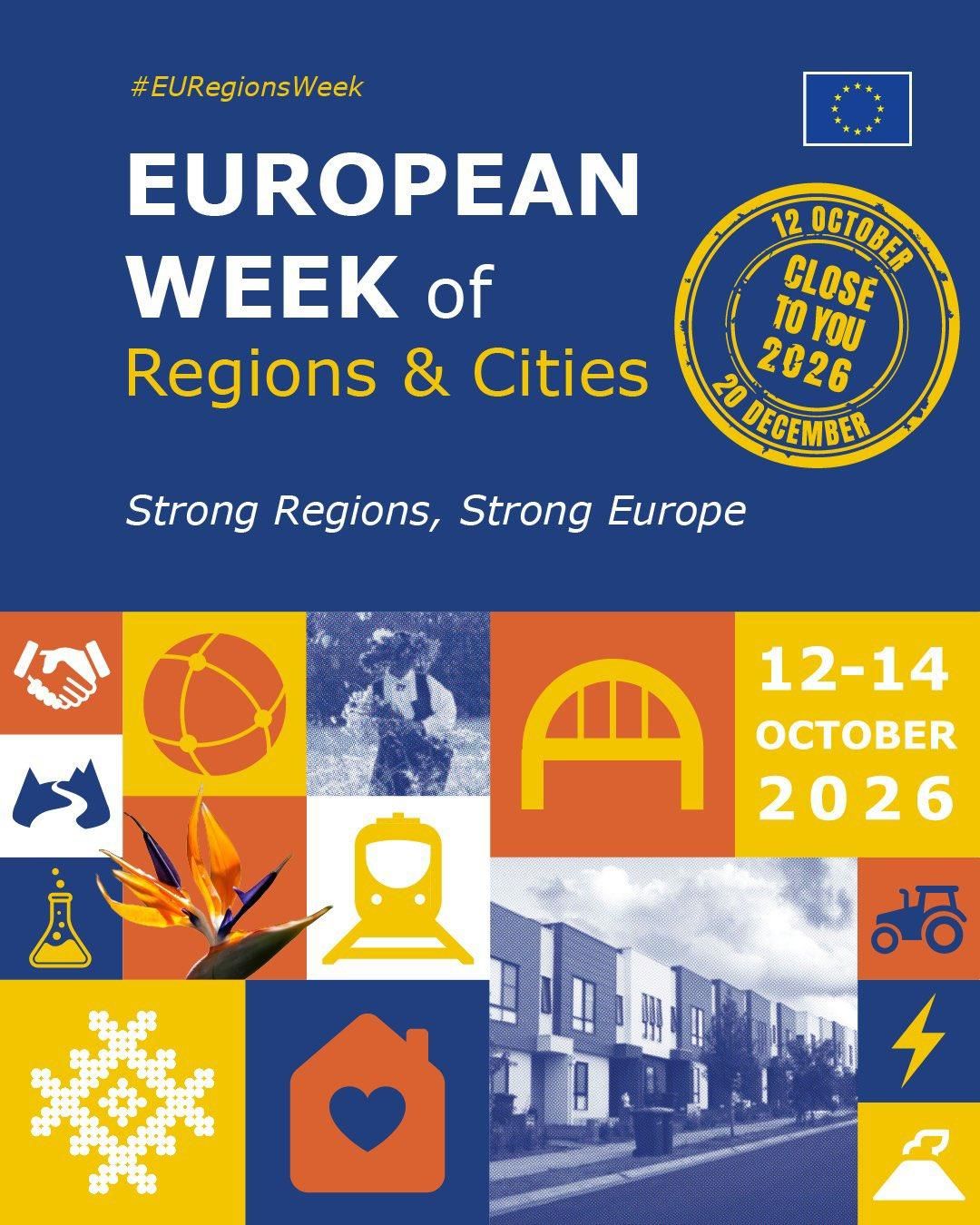 Cartell de la Setmana Europea de les Regions i les Ciutats - GVA
