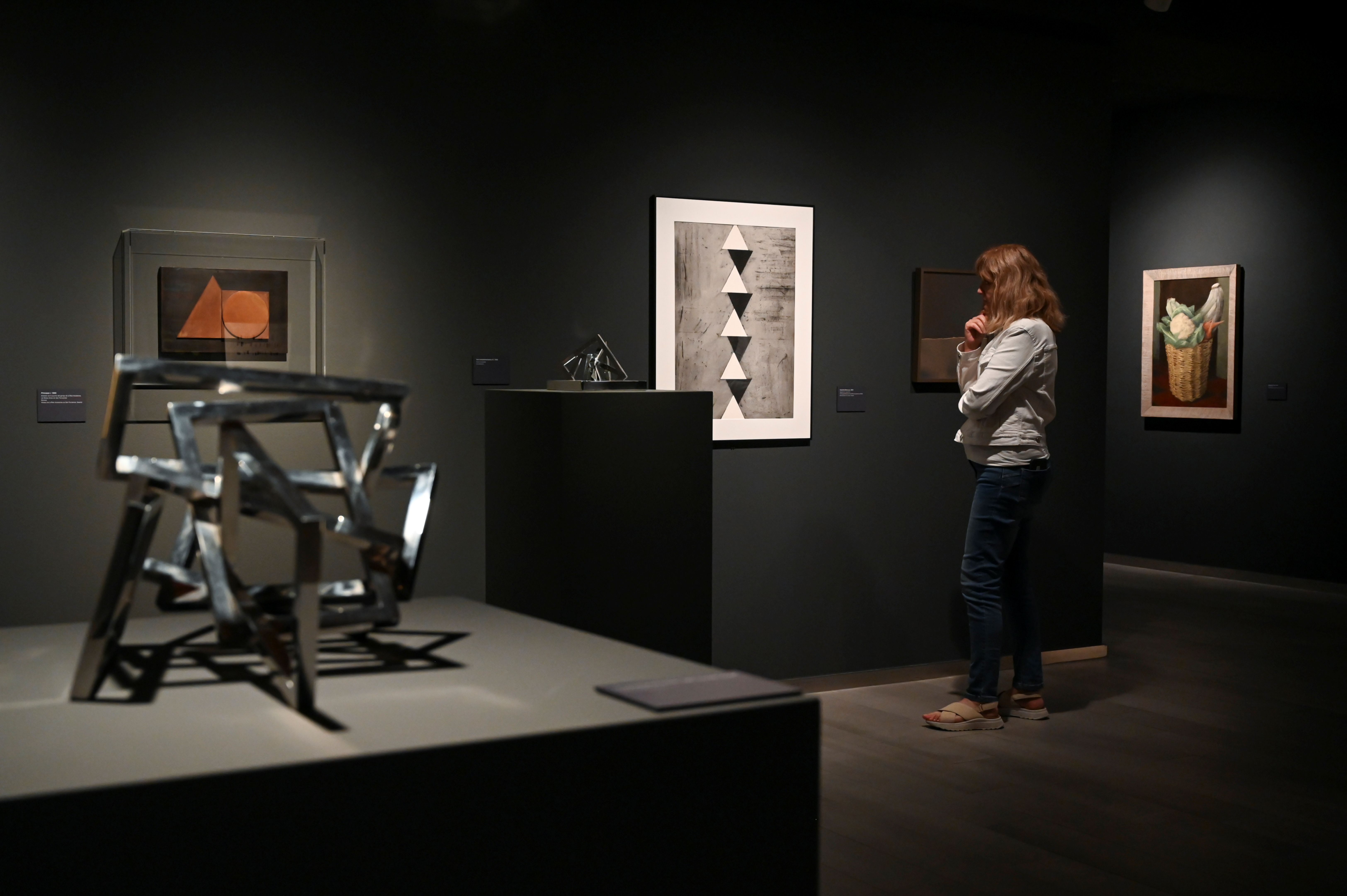 Vista de l’exposició Gustavo Torner. L’harmonia secreta del pensament - Fundació Bancaja Vista de l’exposició Gustavo Torner. L’harmonia secreta del pensament - Fundació Bancaja