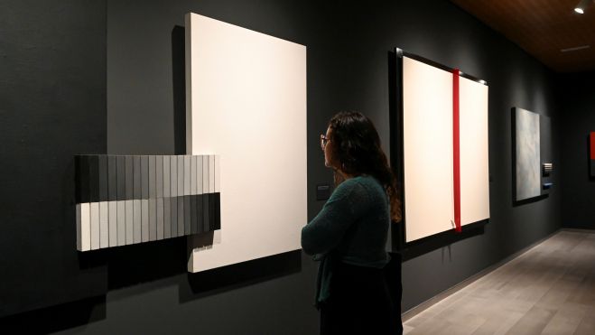 Vista de la exposición Gustavo Torner. La armonía secreta del pensamiento (4) Vista de la exposición Gustavo Torner. La armonía secreta del pensamiento (4)
