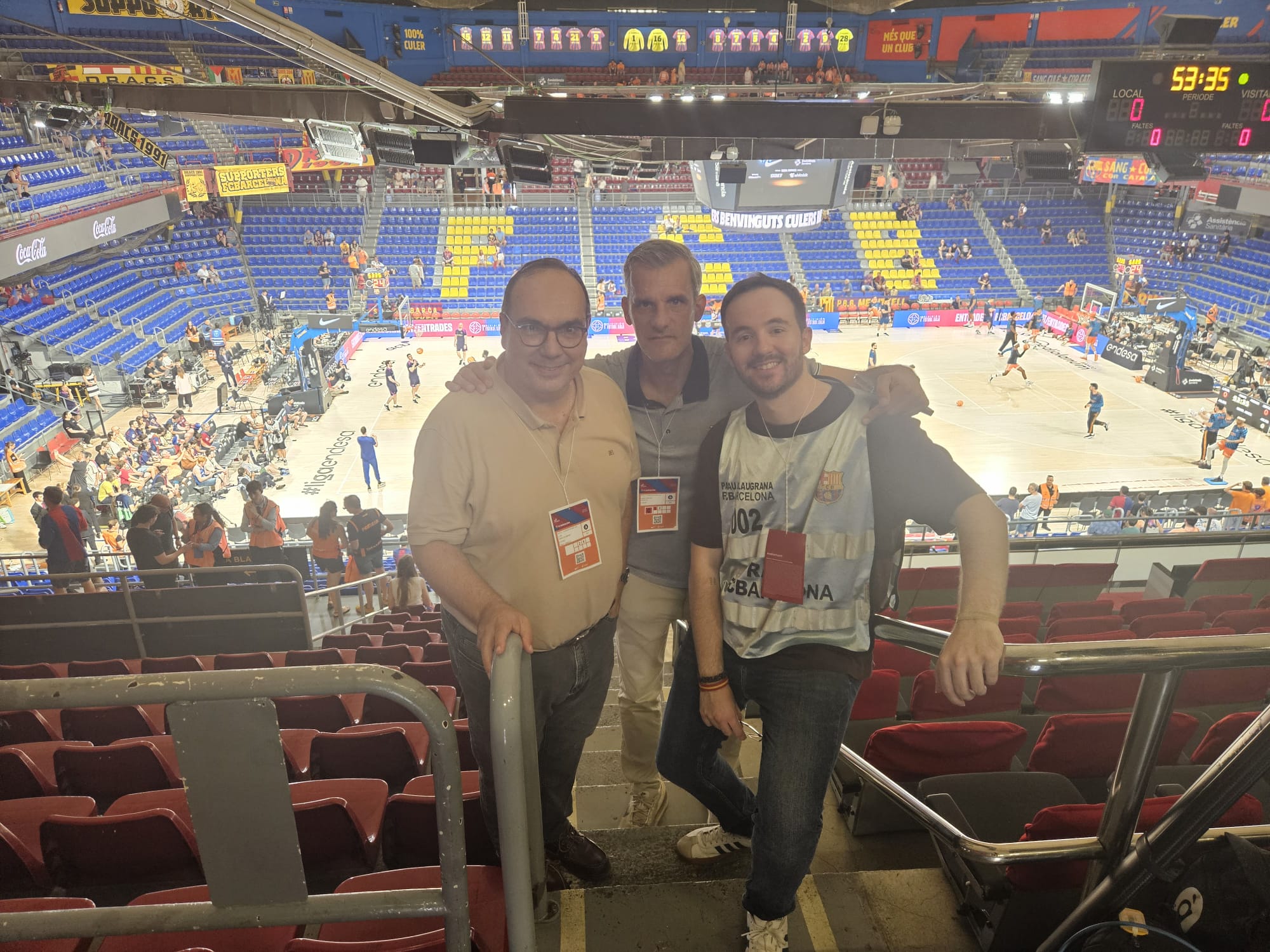 Luis Urrutia, Nacho Rodilla i Salva Gomis ahir amb Punt a punt a BCN
