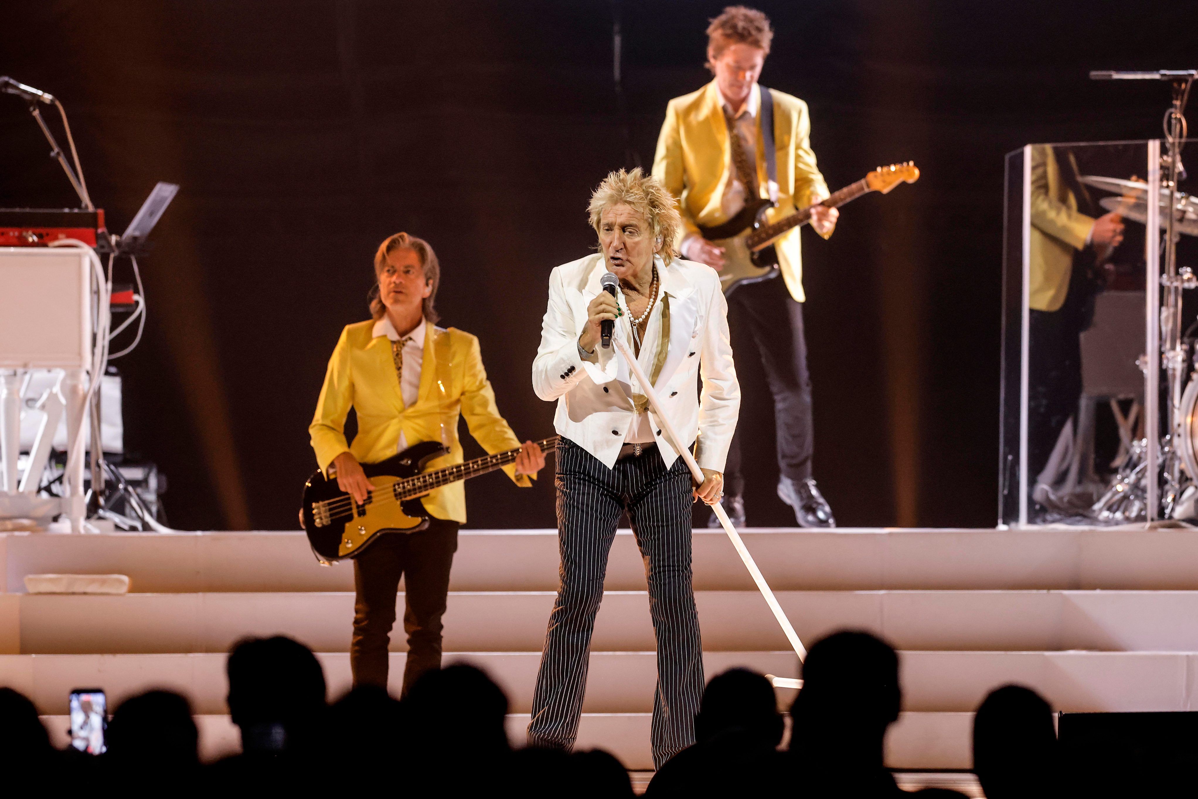Rod Stewart en el Roig Arena Rod Stewart en el Roig Arena