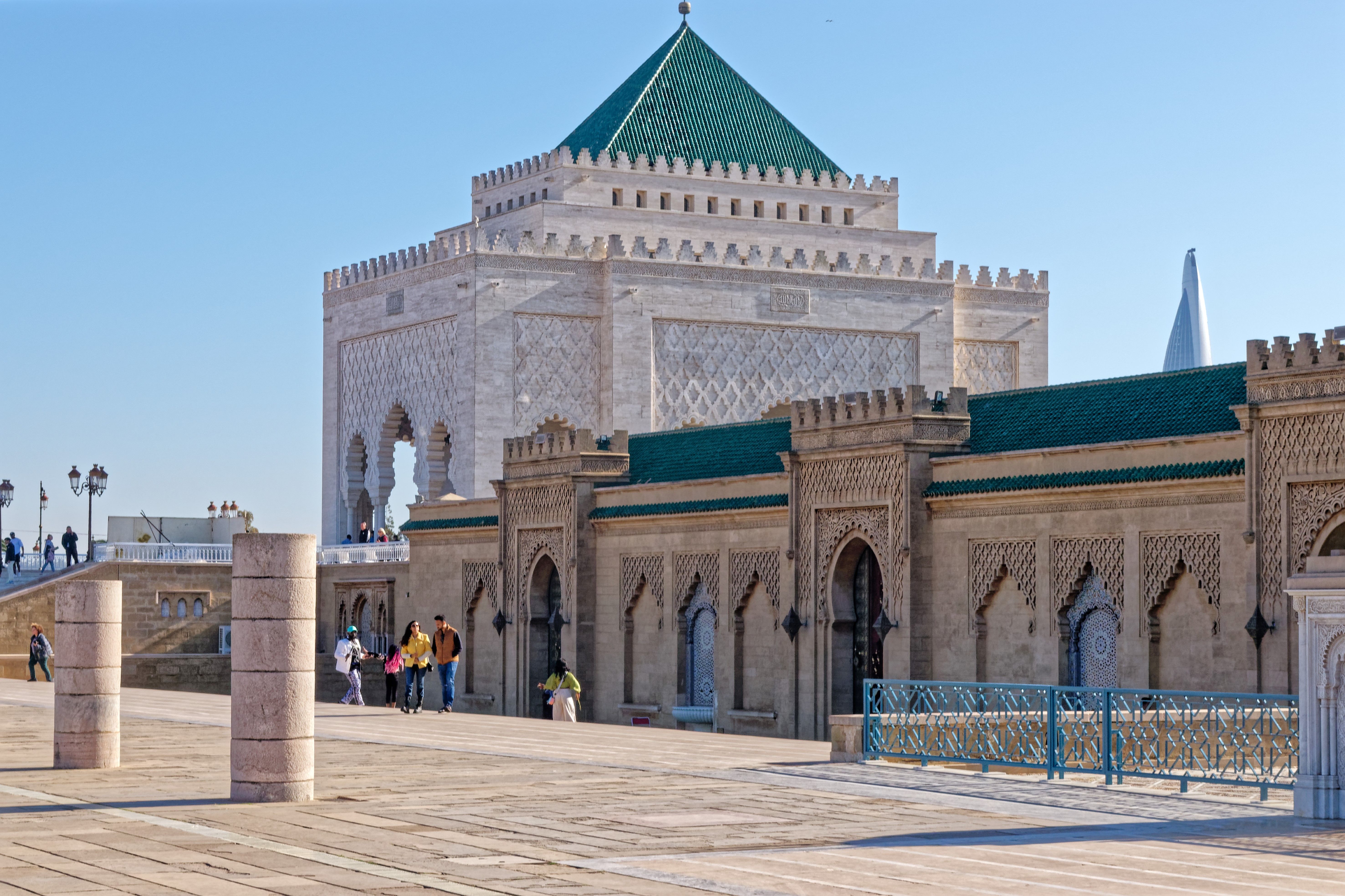  The Mausoleum of Mohamed V in Rabat / Foto: Por Holger Uwe Schmitt - Trabajo propio, CC BY-SA 4.0, https://commons.wikimedia.org/w/index.php?curid=144128648