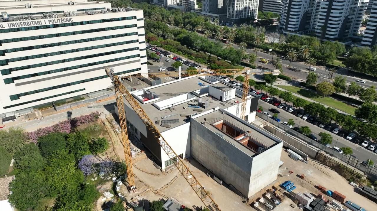 Les obres del nou centre de prototeràpia a l'Hospital la Fe