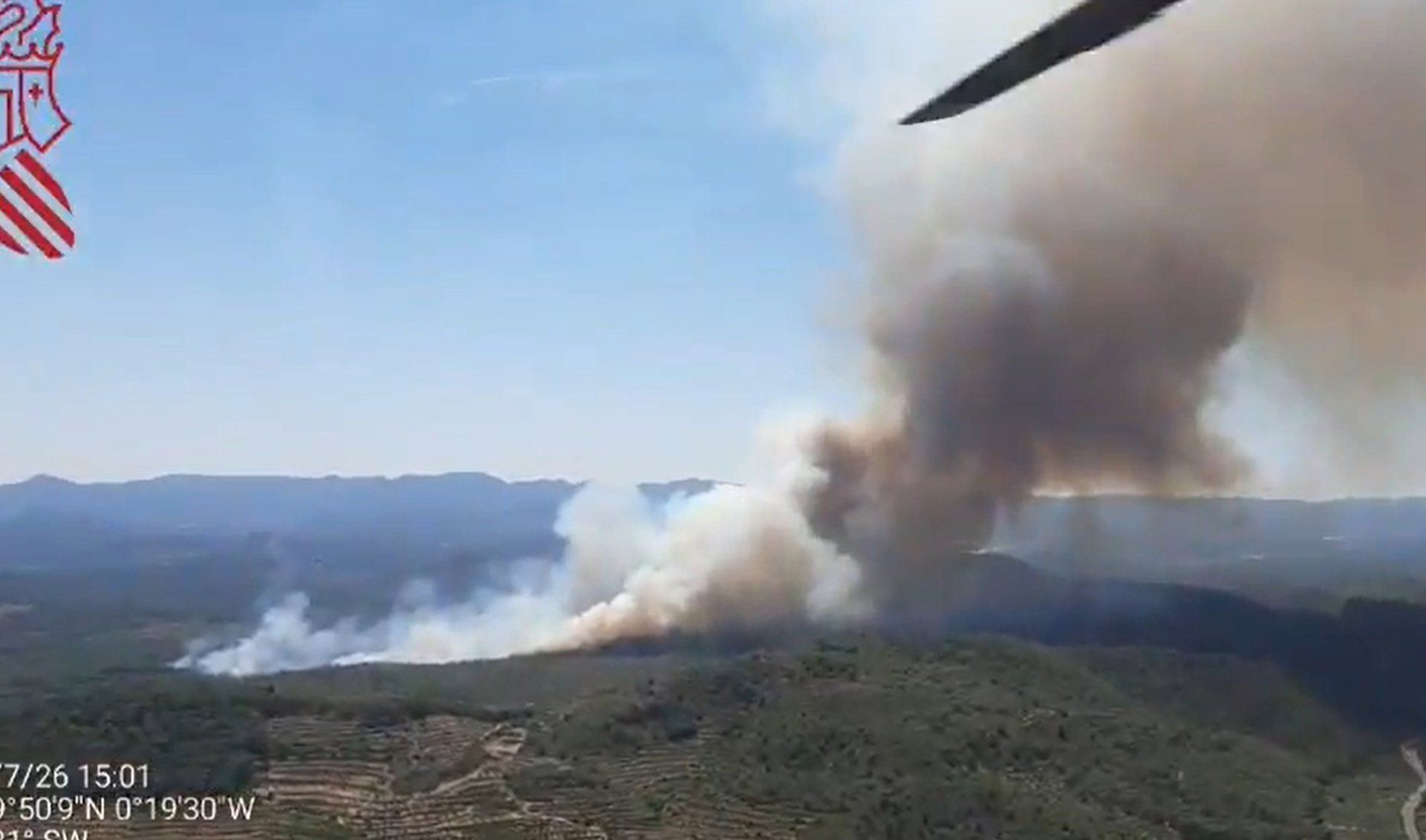 Incendi a Soneja