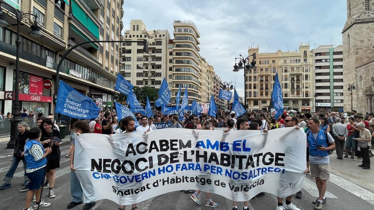 Manifestación por los precios de la vivienda - Europa Press Manifestación por los precios de la vivienda - Europa Press