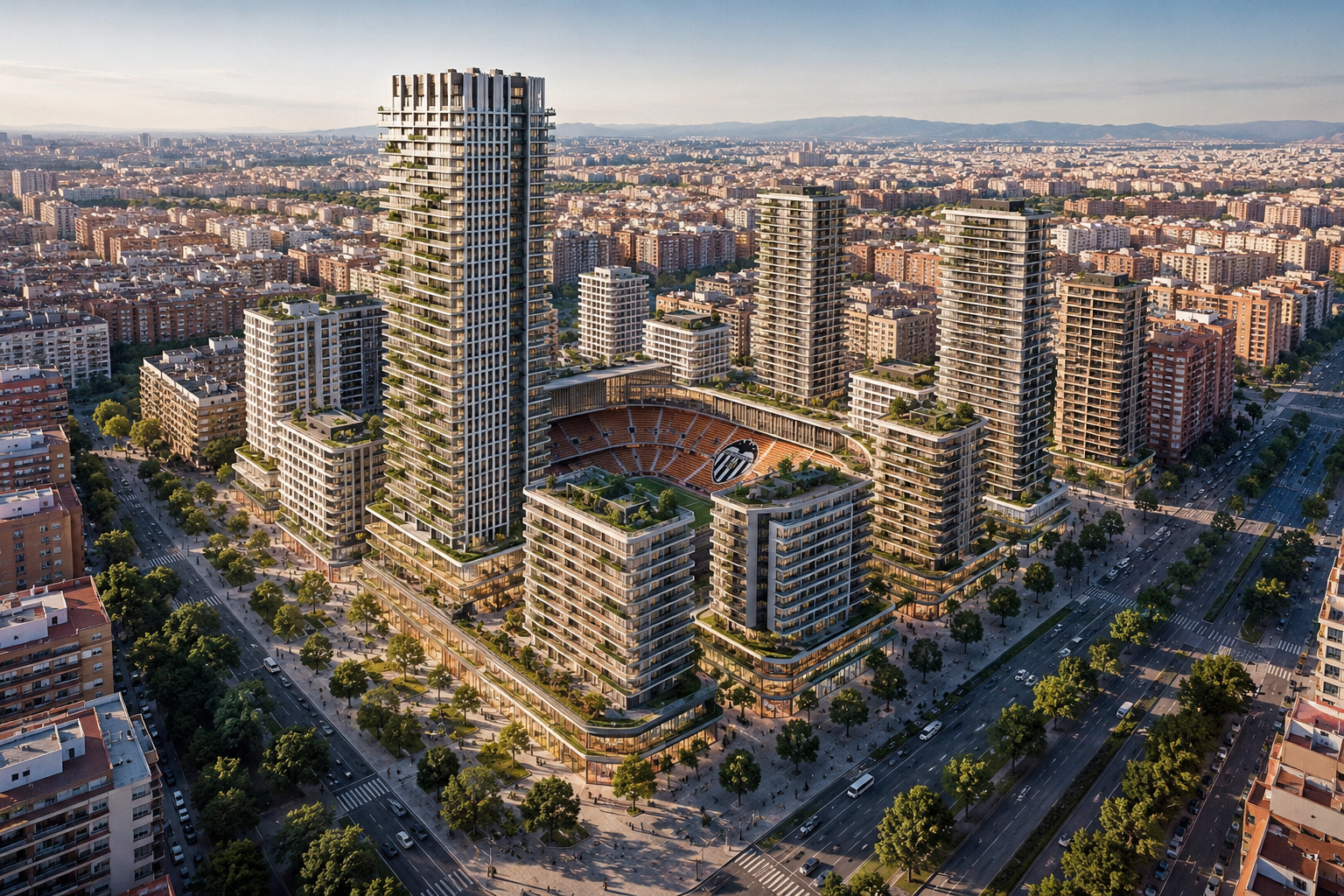 Recreació del PAI de Mestalla - Imatge generada per IA Recreació del PAI de Mestalla - Imatge generada per IA