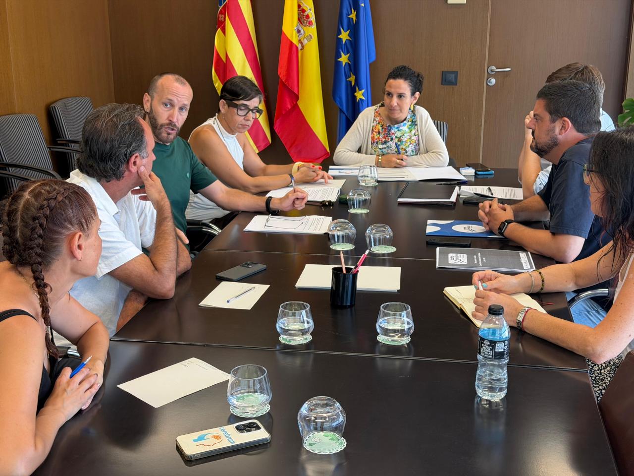 Reunió de l'equip de la Consellera