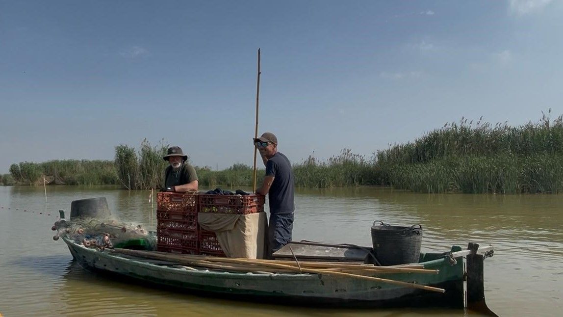 Un pescador de la Albufera Un pescador de la Albufera