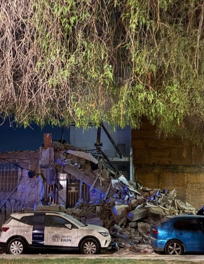 Edificio derrumbado en Benetússer Edificio derrumbado en Benetússer