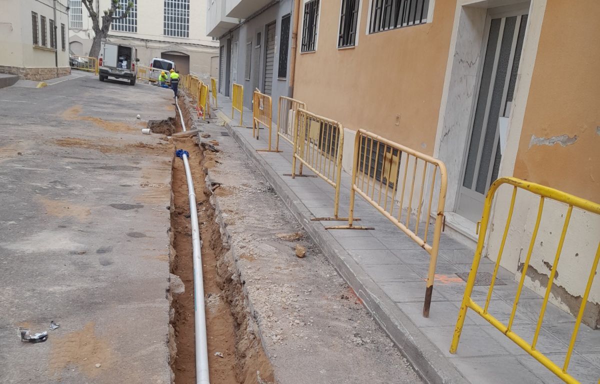 Un carrer de Bocairent Un carrer de Bocairent
