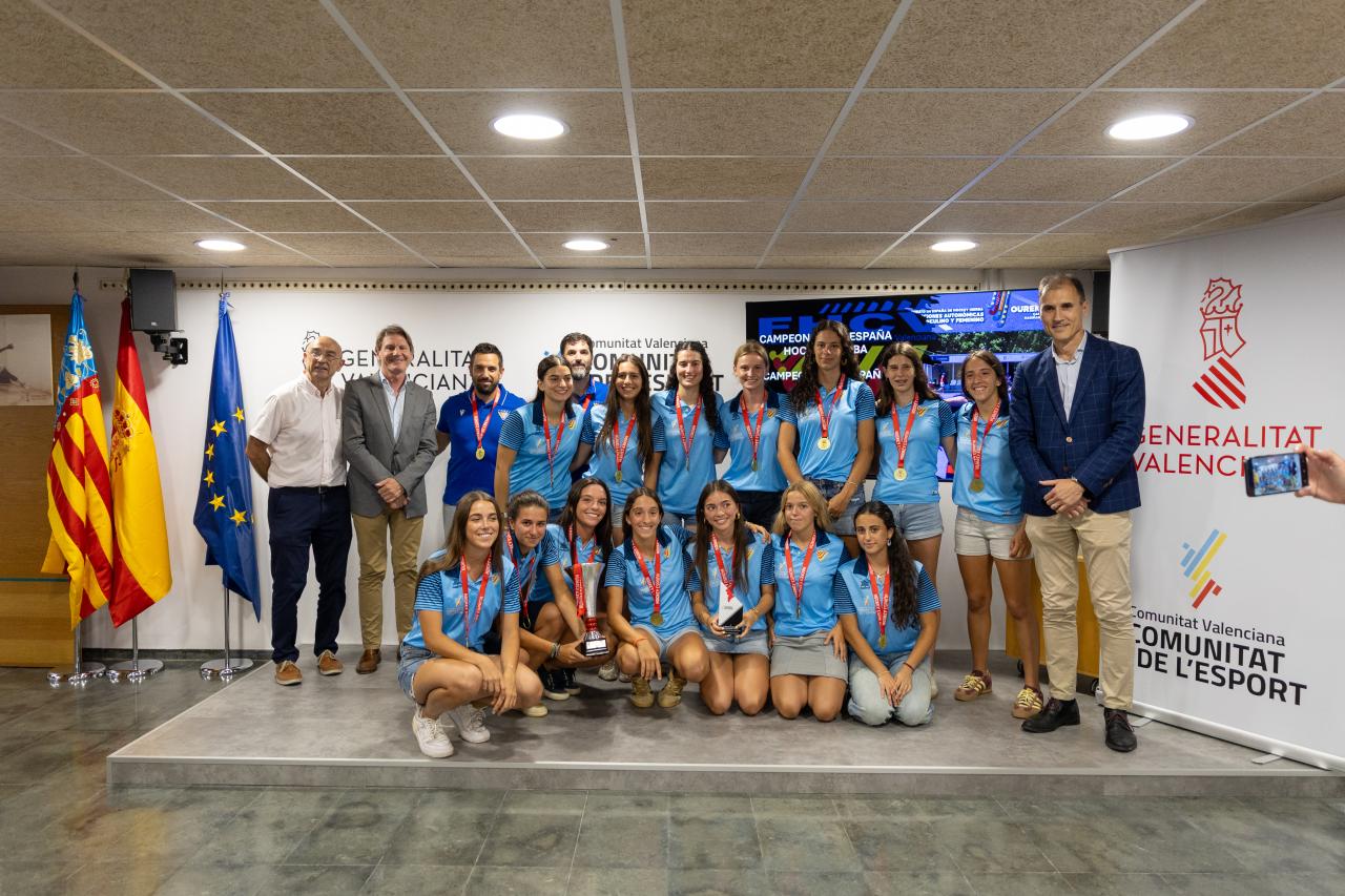 La selección valenciana femenina de hockey sub-21 La selección valenciana femenina de hockey sub-21