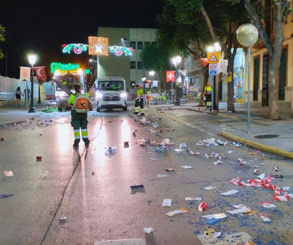 Limpieza fiestas Torrent