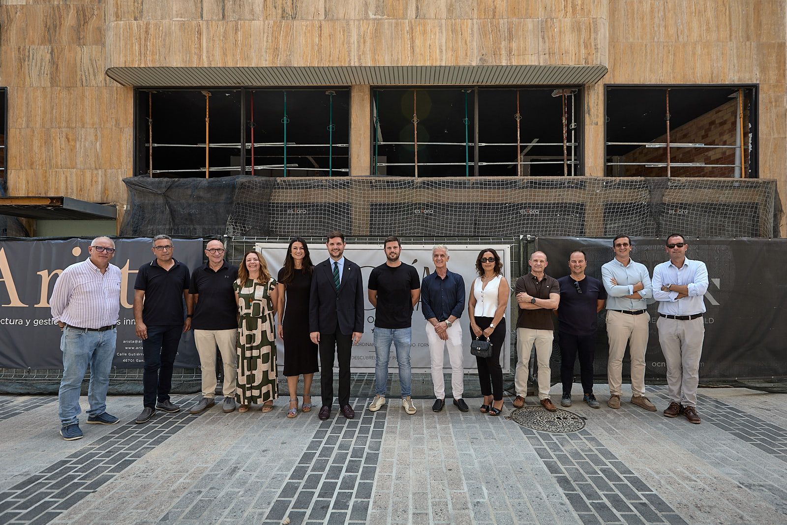 Visita a las obras del nuevo hotel de Gandía Visita a las obras del nuevo hotel de Gandía
