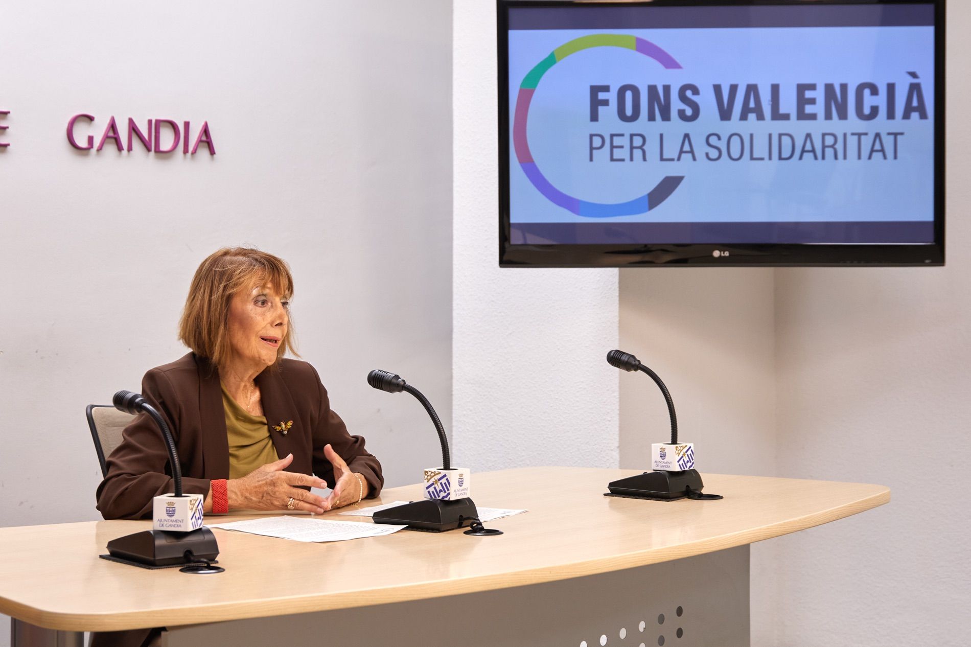 Liduvina Gil, concejala de Cooperación del Ayuntamiento de Gandia Liduvina Gil, concejala de Cooperación del Ayuntamiento de Gandia