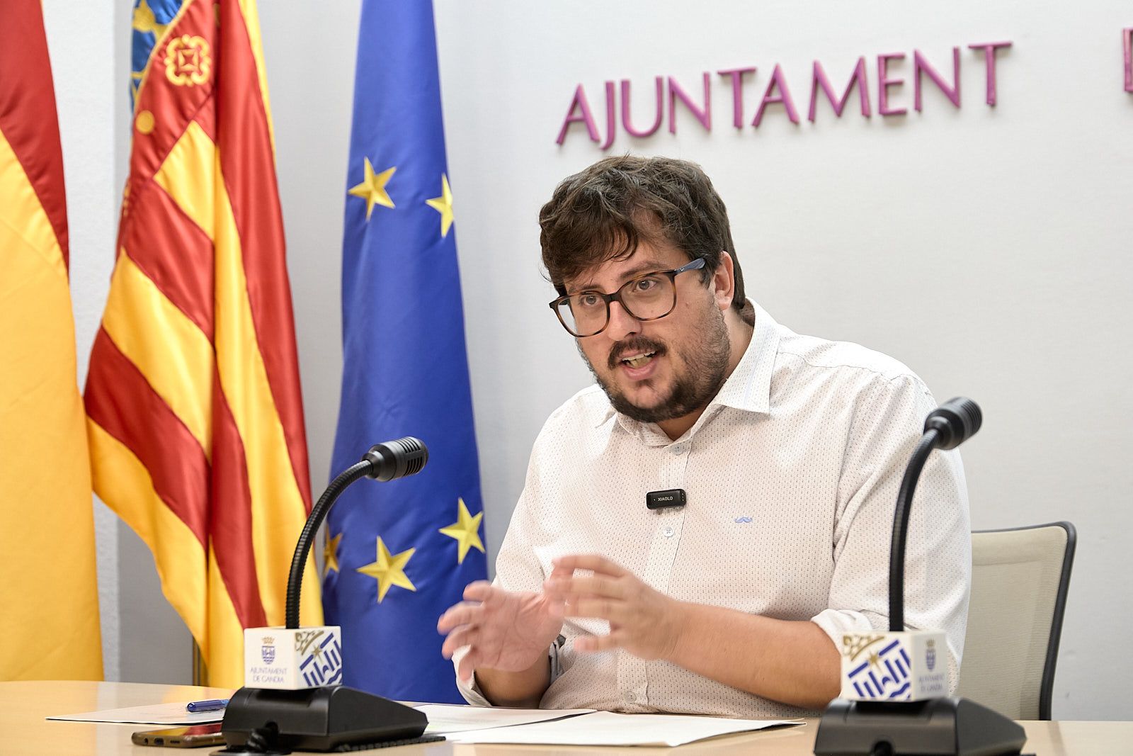 Adrià Vila, concejal de Gobierno Interior del Ayuntamiento de Gandia Adrià Vila, concejal de Gobierno Interior del Ayuntamiento de Gandia