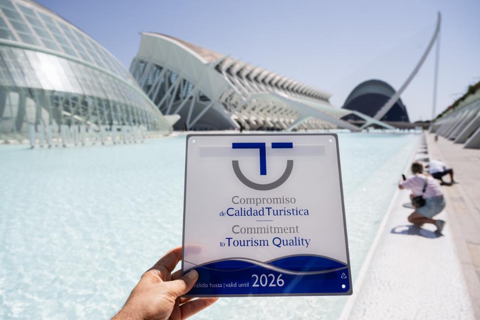 La Ciutat de les Arts i les Ciències renueva su sello de calidad turística