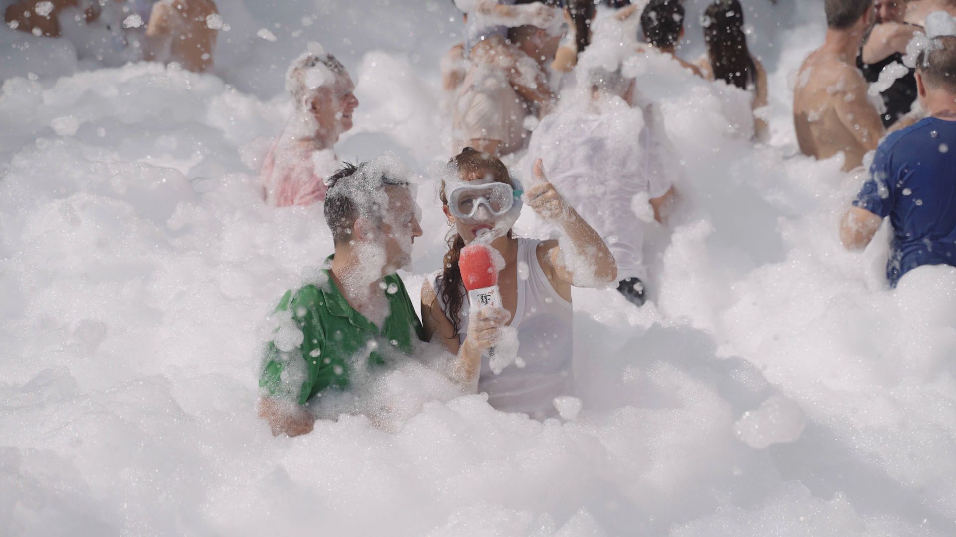 Festa de l'espuma a les Useres
