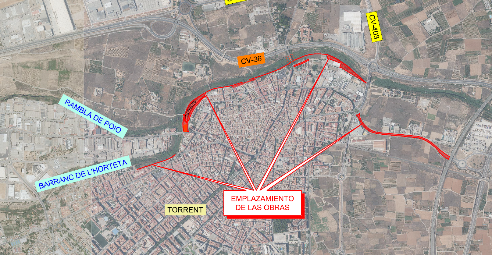 Mapa obras DANA Torrent Mapa obras DANA Torrent
