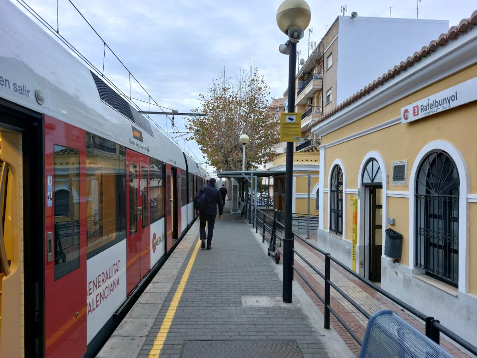 Parada de Metrovalencia de Rafelbunyol