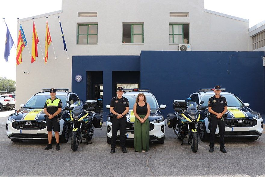 Nuevos vehículos de la Policía Local de Sagunto