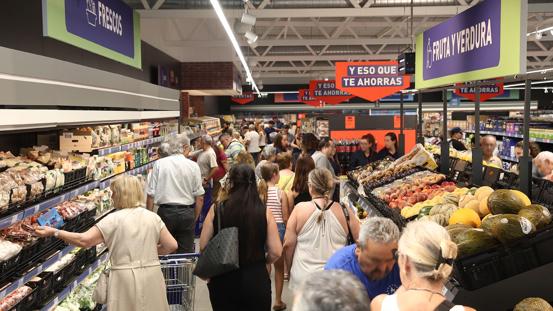 Interior del ALDI de Paterna Interior del ALDI de Paterna