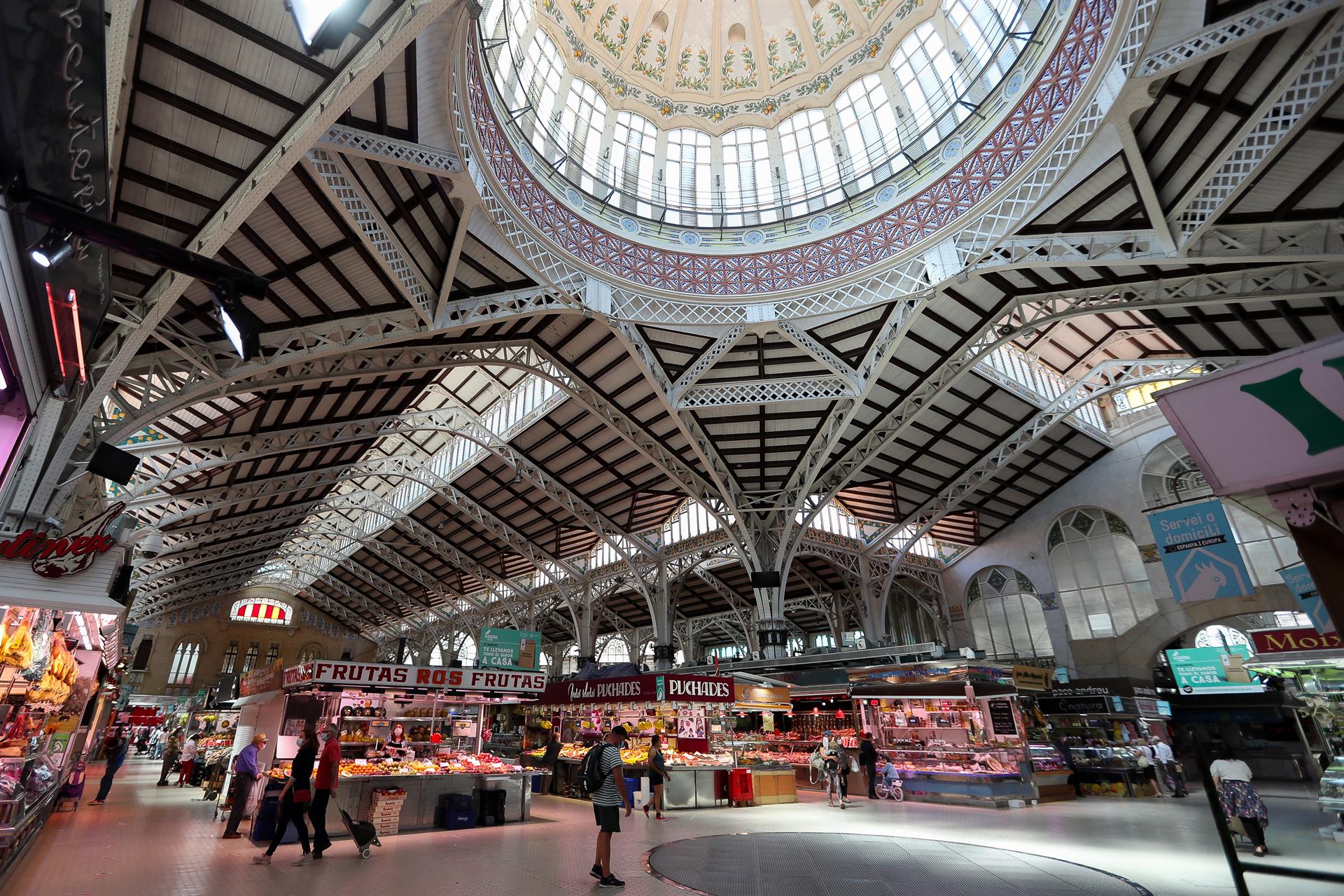 Mercado Central de Valencia - Iván Terrón (Europa Press) Mercado Central de Valencia - Iván Terrón (Europa Press)