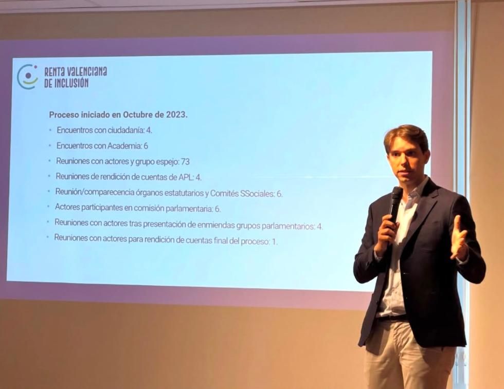 Carceller en la presentación de IRIS (Integración de Redes de Inclusión Social)