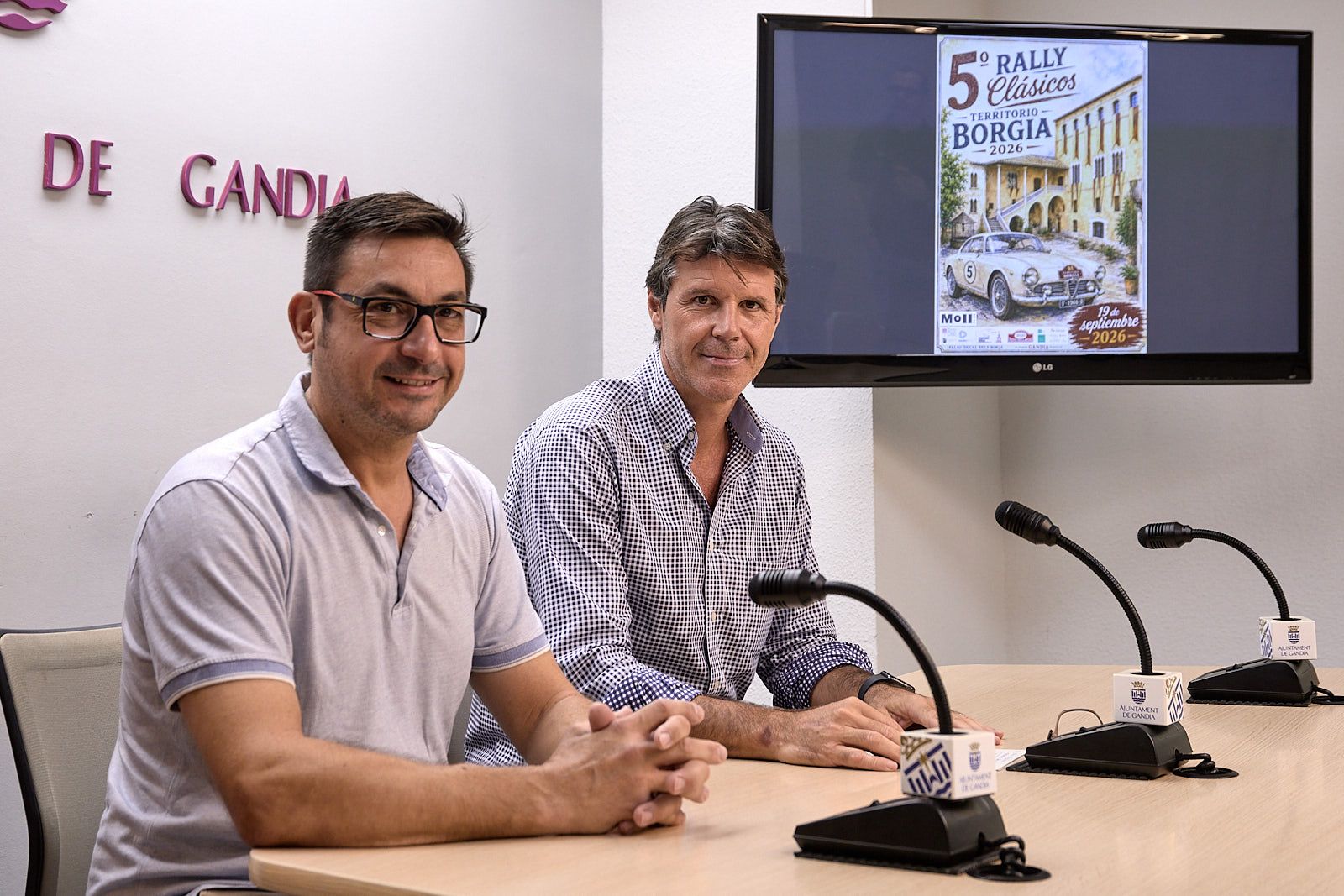 Presentación del Rally Clàssic del Territori Borgià