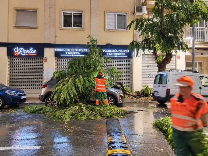 Lluvias en Paterna