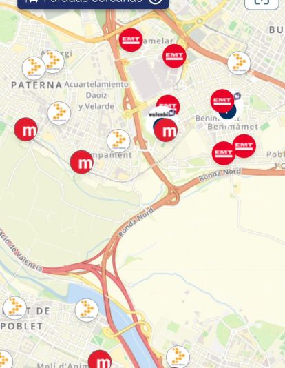 Mapa app GVA SUMA T Mapa app GVA SUMA T