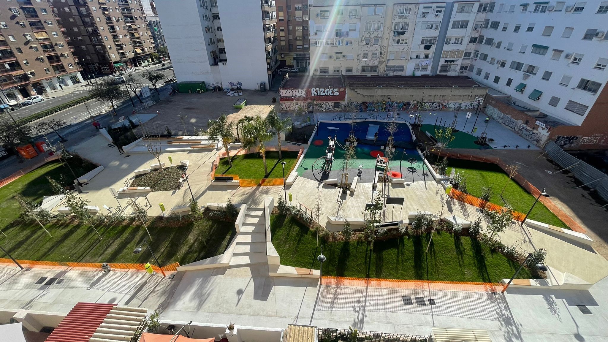 Un parque de Valencia Un parque de Valencia