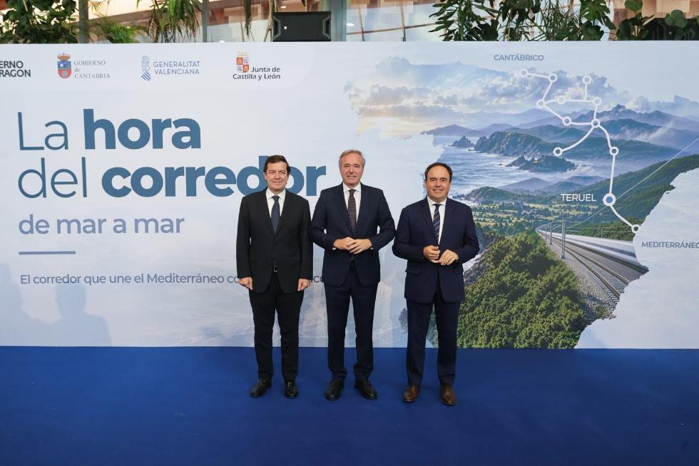 Cumbre 'La Hora del Corredor de mar a mar. El corredor que une el Mediterráneo con el Cantábrico' Cumbre 'La Hora del Corredor de mar a mar. El corredor que une el Mediterráneo con el Cantábrico'