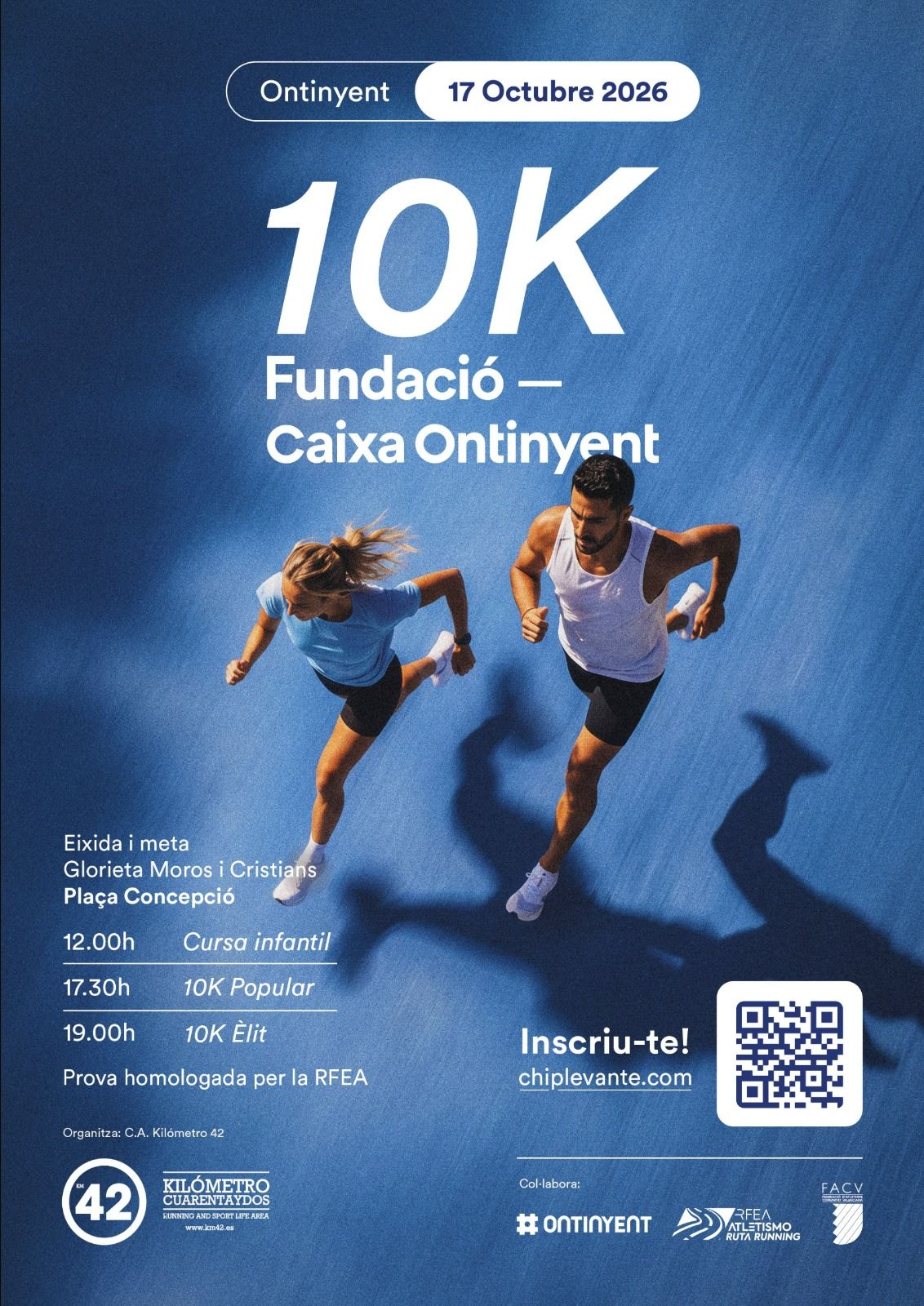 Cartell 10K  Fundació Caixa Ontinyent