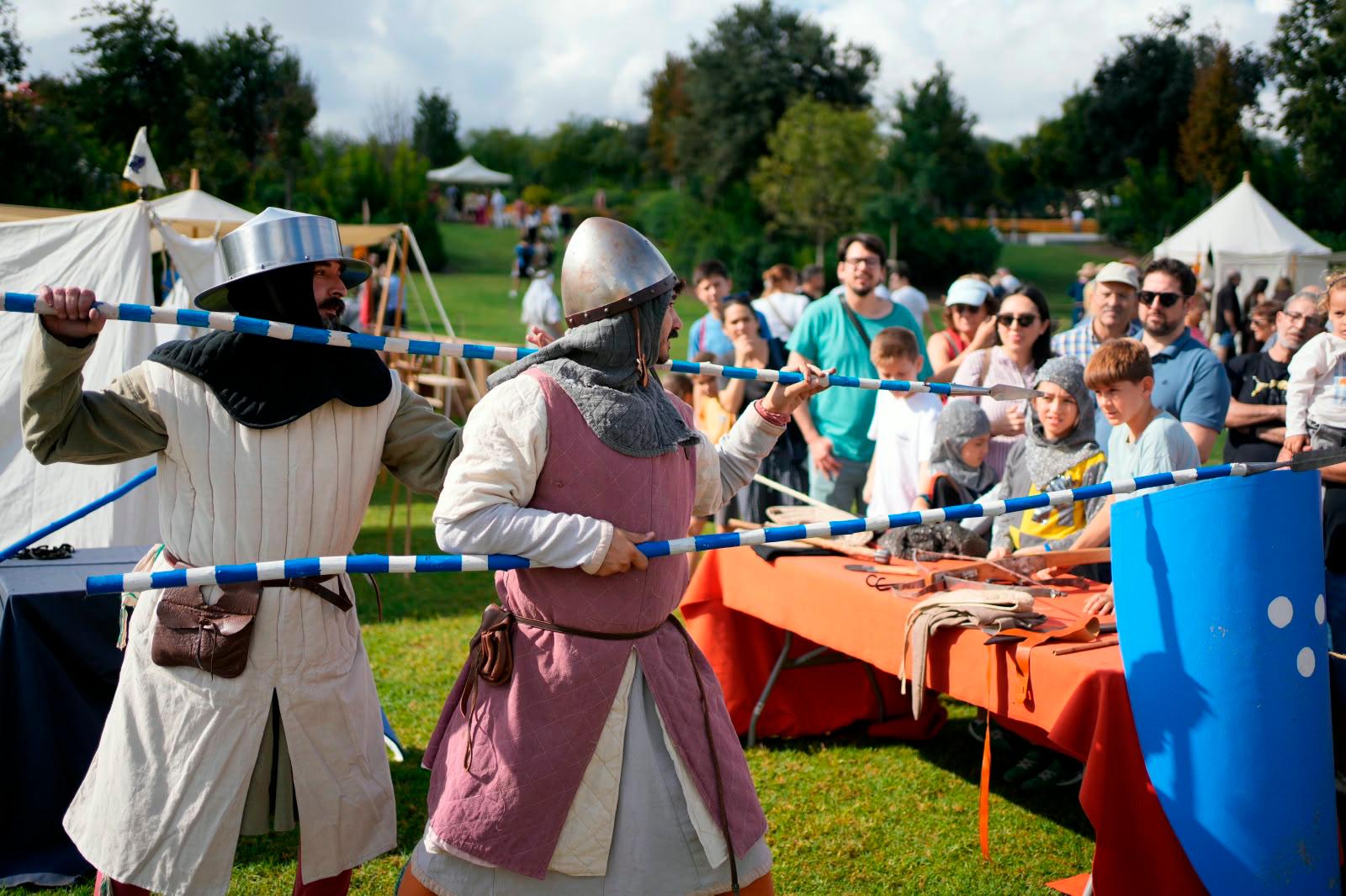 Caballeros en el Campamento de Jaume I en València