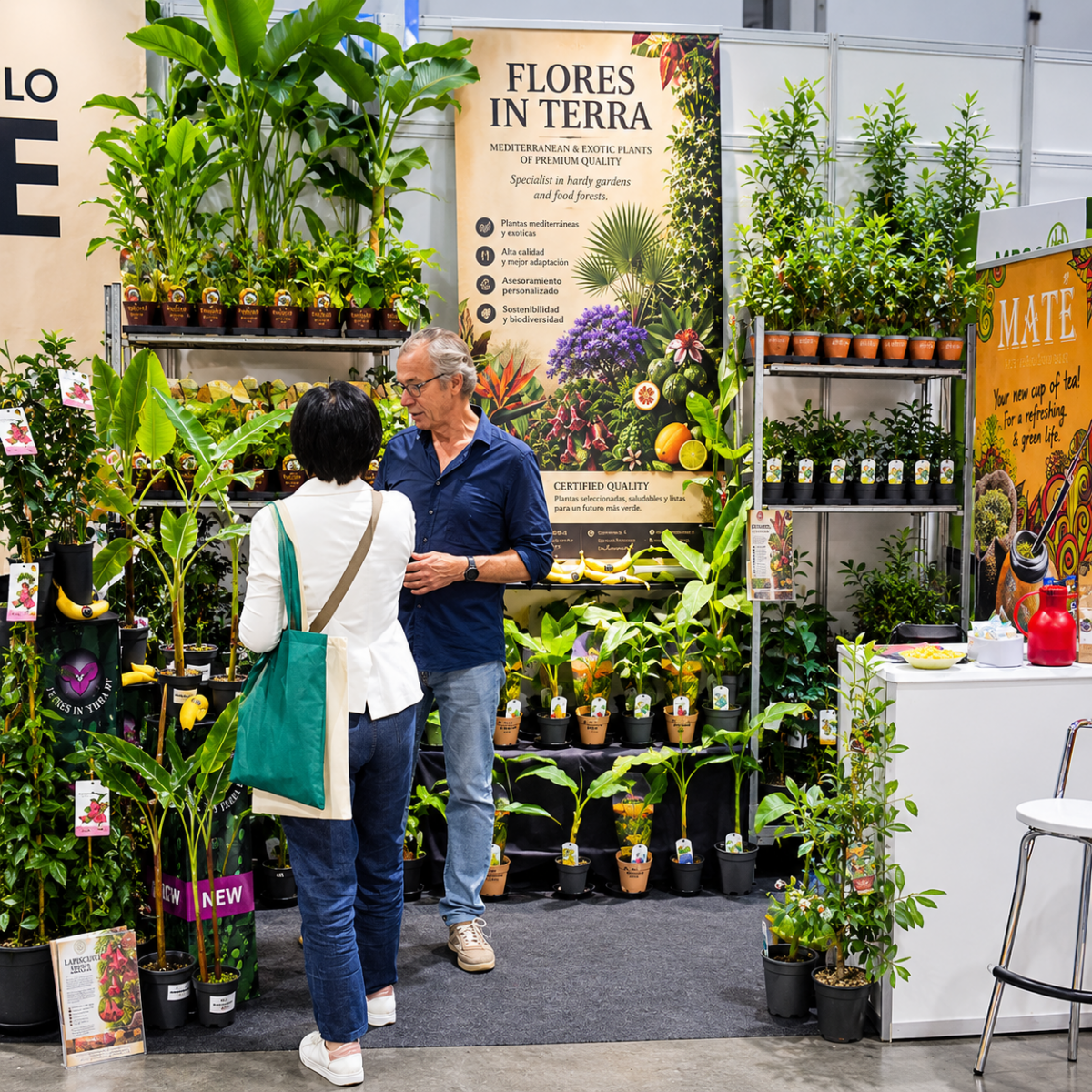 Conversa entre plantes en la fira hortícola Conversa entre plantes en la fira hortícola
