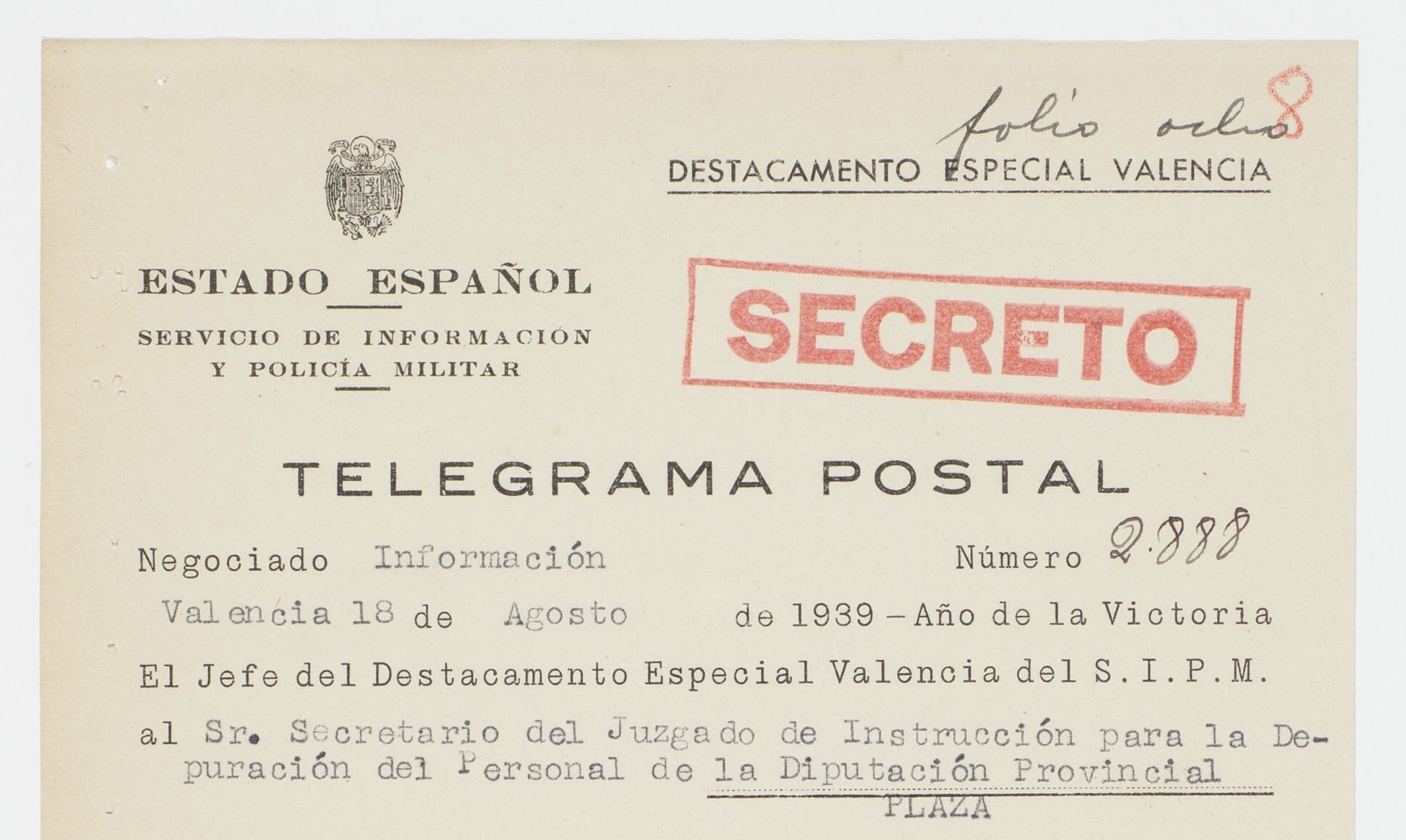 Expedient època del franquisme Expedient època del franquisme