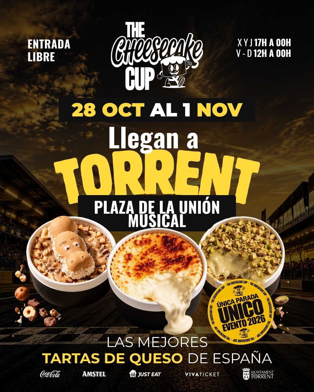 Cartel Campeonato Tartas de Queso Torrent 2026 Cartel Campeonato Tartas de Queso Torrent 2026