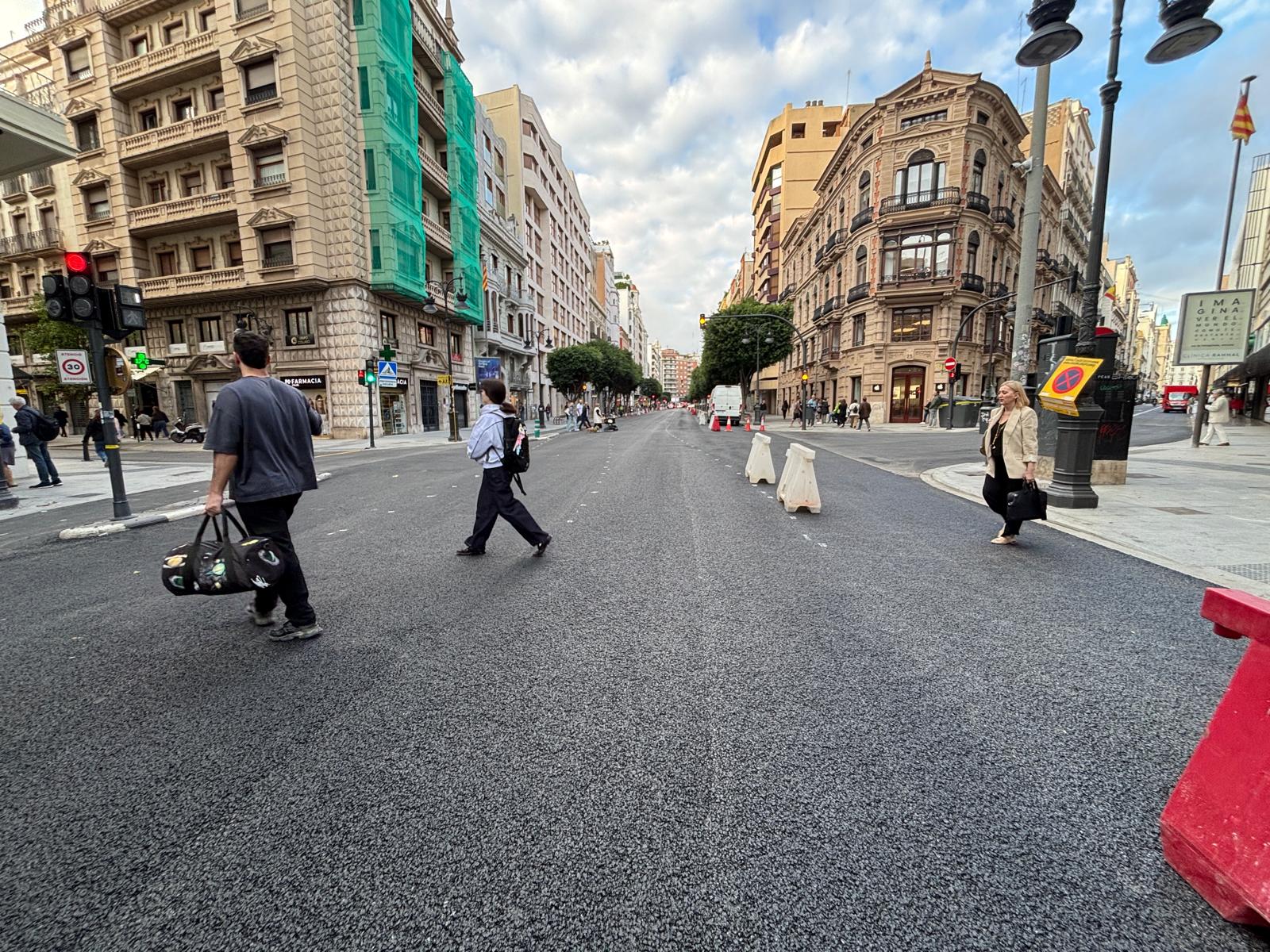 El nou carrer Colón de València El nou carrer Colón de València