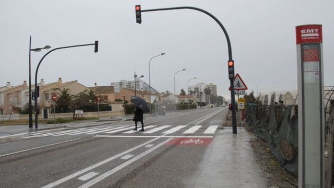 Parada de autobús en El Perellonet