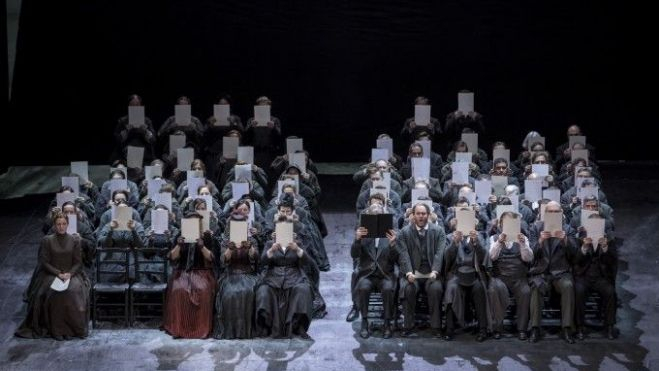 Representació de l'òpera 'Peter Grimes' al Palau de Les Arts