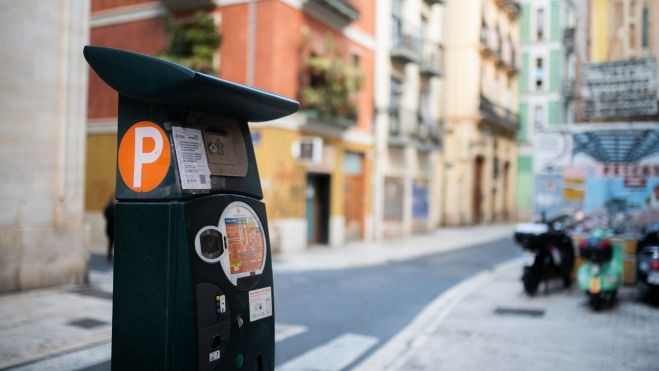 Zona naranja de aparcamiento