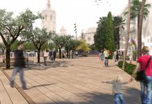 Plaza de la Reina peatonal